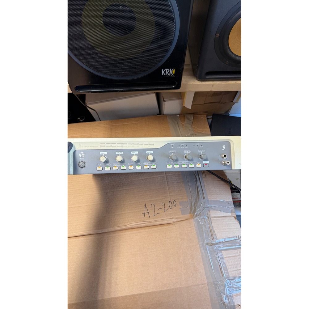 Digidesign 003 Rack‎ FireWire Audio Interface 4 Mic Preamps MIDI ADAT S/PDIF